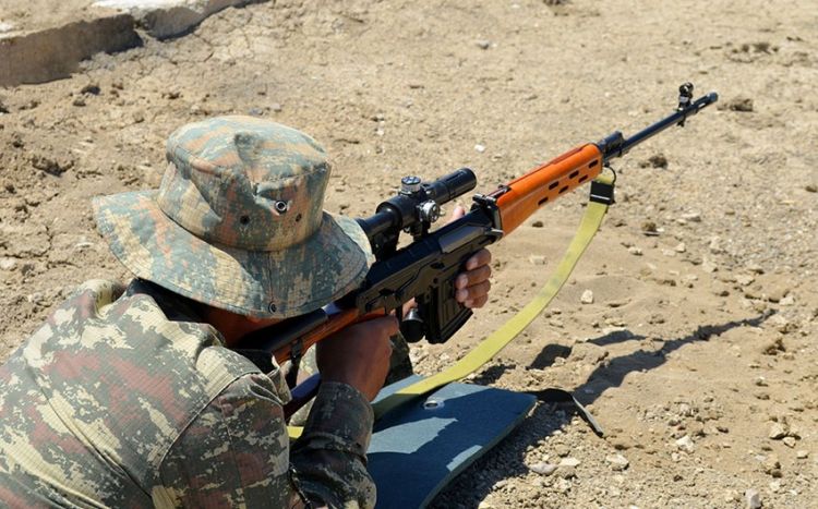 Снайперы азербайджанской армии совершенствуют боевые навыки