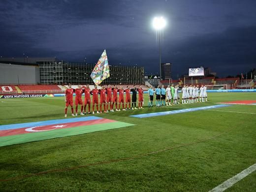 Азербайджан одержал первую победу в текущем розыгрыше Лиги Наций