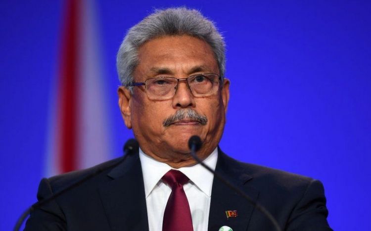 Şri-Lanka Prezidentinin istefası rəsmiləşdi