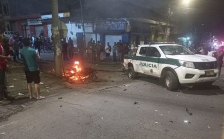 Kolumbiyada partlayış nəticəsində 1 nəfər ölüb, 13 nəfər yaralandı