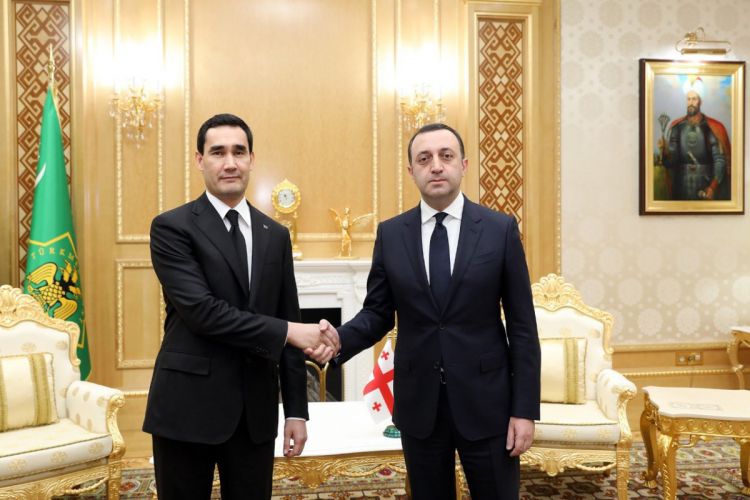 İrakli Qaribaşvili Türkmənistan Prezidenti ilə görüşüb