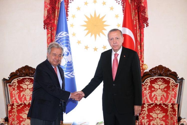 Эрдоган встретился с Гутеррешем