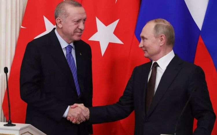 Кремль: Путин и Эрдоган в Сочи обсудят расширение торгово-экономических связей
