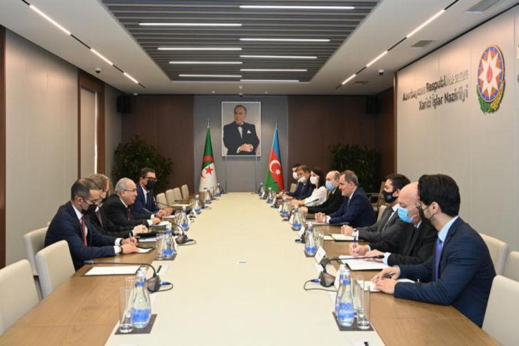 Началась встреча в расширенном составе глав МИД Азербайджана и Алжира