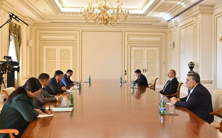 Президент Ильхам Алиев принял зампредседателя Кабинета министров Кыргызстана - ОБНОВЛЕНО