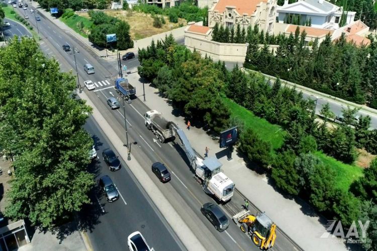 На Тбилисском проспекте идут ремонтные работы - ВИДЕО - ФОТО