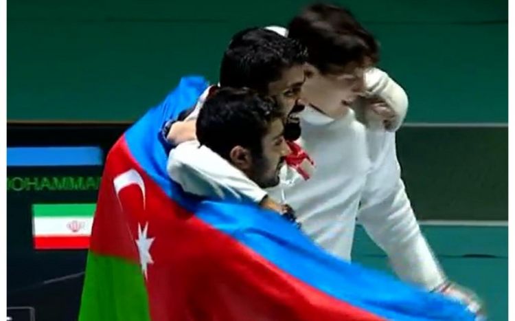 Мужская сборная Азербайджана по фехтованию завоевала золото Исламиада