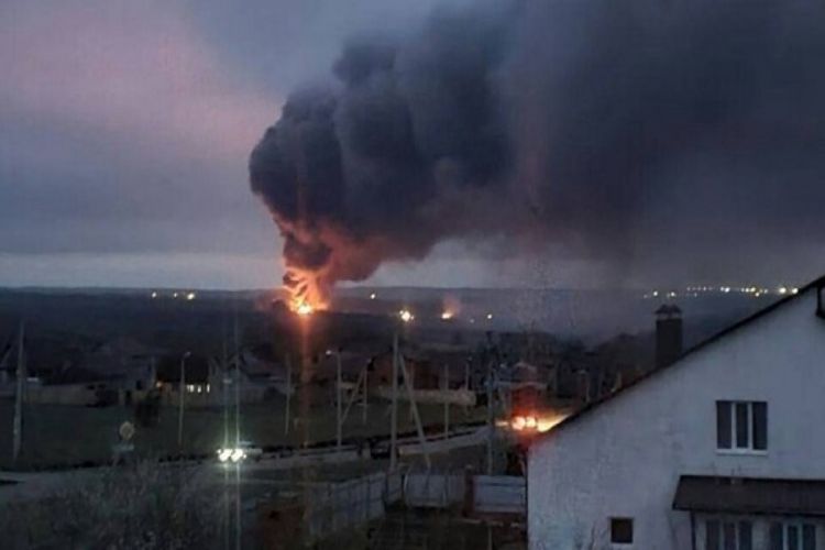 Rusiyanın Belqorod vilayətində silah-sursat anbarı yanıb