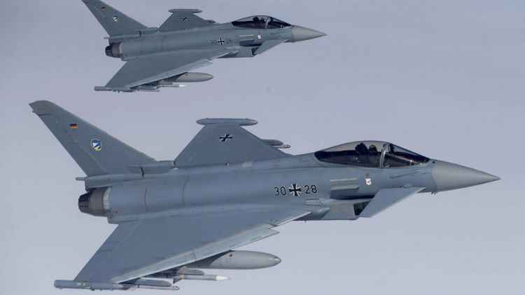 مقاتلات يوروفايتر تايفون البريطانية ستحلق لحماية مجال قطر الجوي خلال المونديال