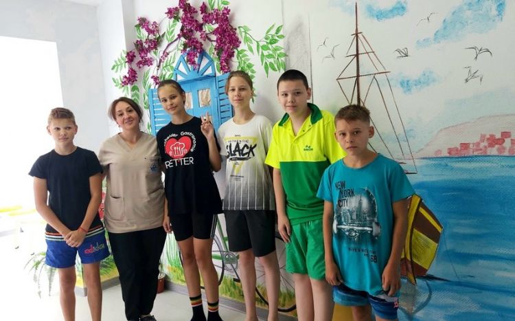 Украинские дети проходят реабилитацию в Баку