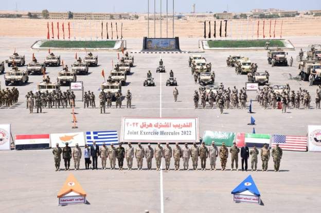 تدريب عسكري في مصر بمشاركة قوات خاصة من السعودية والإمارات واليونان وقبرص