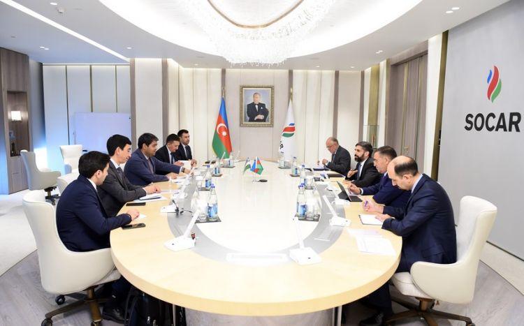 Президент SOCAR встретился с замминистра энергетики Узбекистана