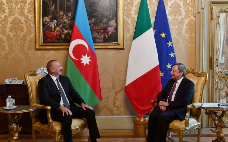 Президент Ильхам Алиев встретился с председателем Совета министров Италии ОБНОВЛЕНО