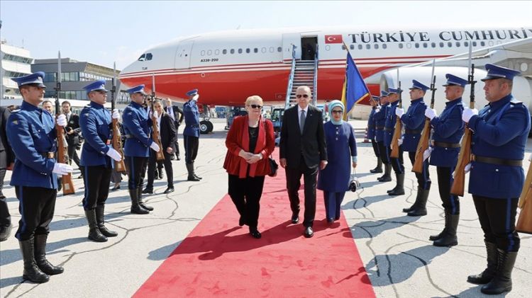 الرئيس أردوغان يصل البوسنة والهرسك