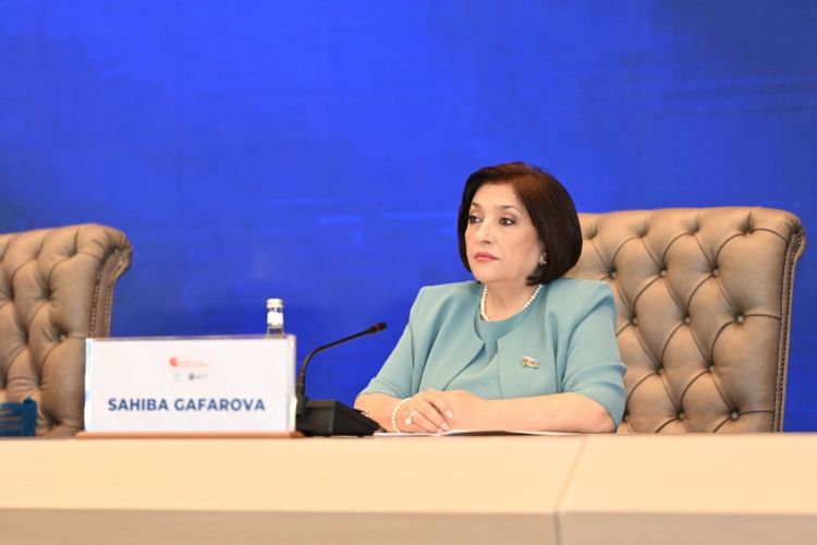 Сахиба Гафарова выступила на саммите женщин-спикеров парламентов