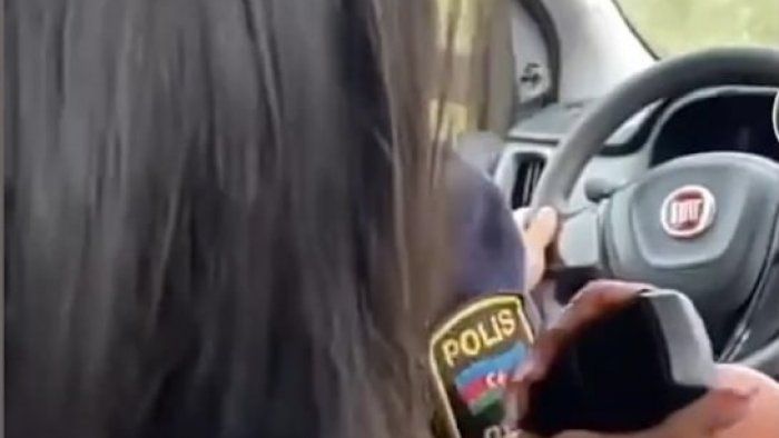Polis maşınında qızların videosu ilə bağlı DİN-dən AÇIQLAMA