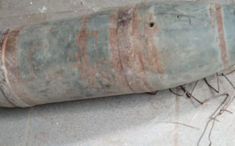 В Лачине обнаружен неразорвавшийся снаряд