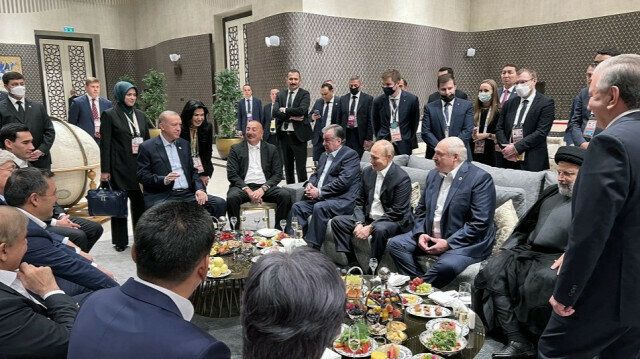 Erdogan holds talks with other leaders at SCO summit