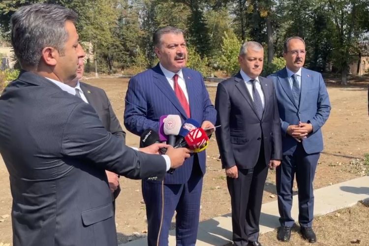 Министр здравоохранения Турции Фахреттин Коджа посетил Шушу