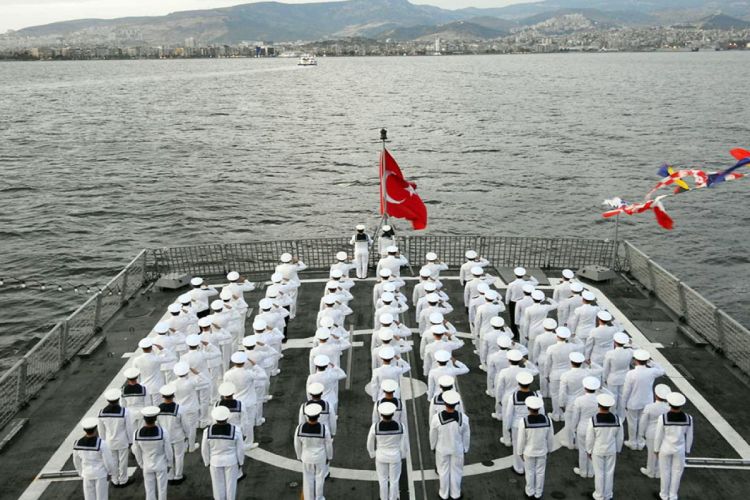 Türkiyə Hərbi Dəniz Donanmasında Anım Günü ilə bağlı tədbir keçirilib
