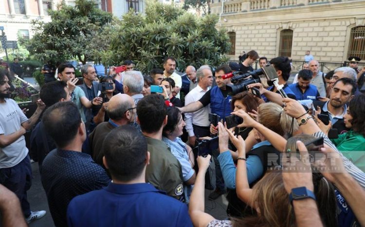 Перед посольством Ирана в Азербайджане прошла акция протеста