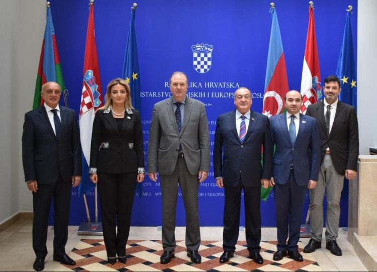 Azerbaijani delegation attended important meetings for bilateral cooperation in Croatia - PHOTOS