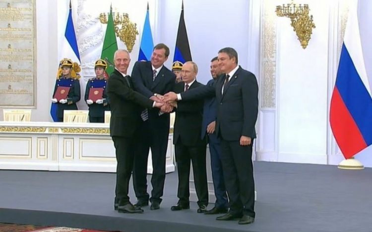 В Кремле подписаны договора о вступлении 4 регионов Украины в состав России- ОБНОВЛЕНО