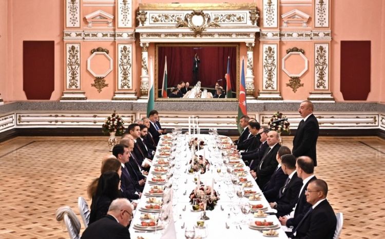 В Софии дан ужин в честь президента Ильхама Алиева