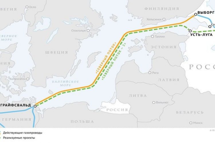В «Северном потоке-2» больше нет газа Энергетическое агентство Дании