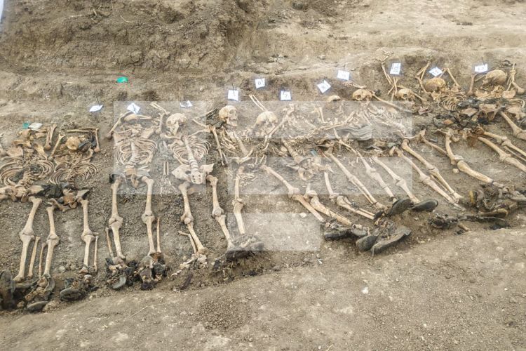 В селе Эдилли Ходжавендcкого района обнаружено еще одно массовое захоронение