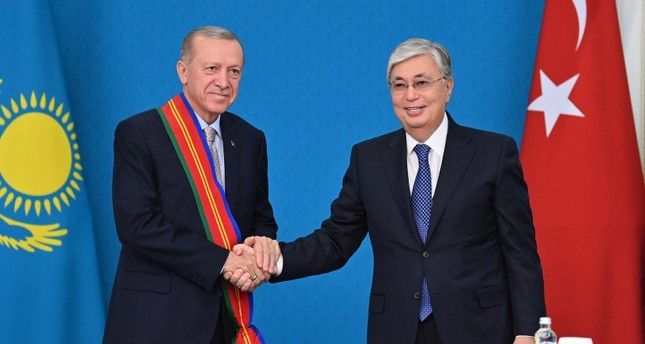 أردوغان: نعمل على تعزيز الروابط مع كازاخستان لا سيما تطوير "الممر الأوسط"
