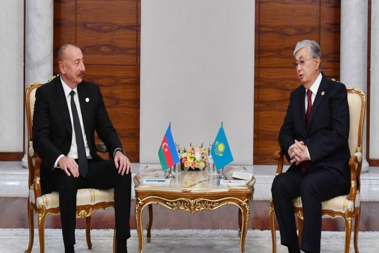 Президенты Азербайджана и Казахстана встретились в Астане