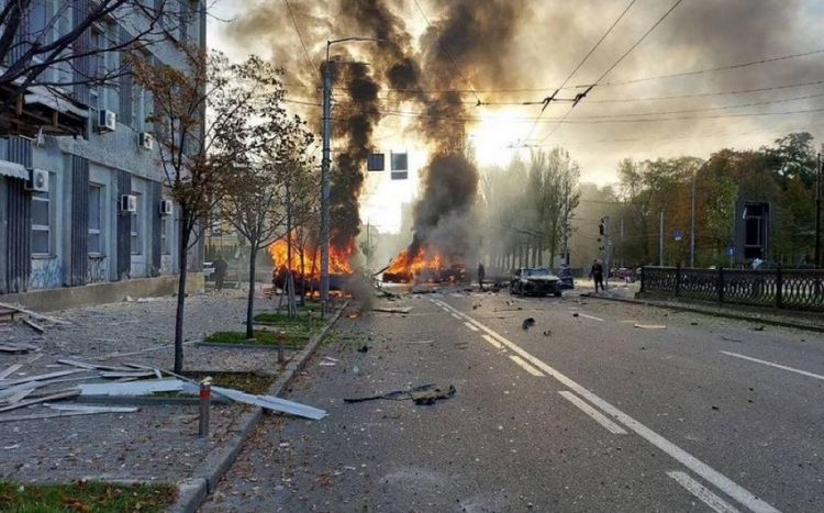 В Киеве сообщили об ударах по городу с использованием дронов-камикадзе