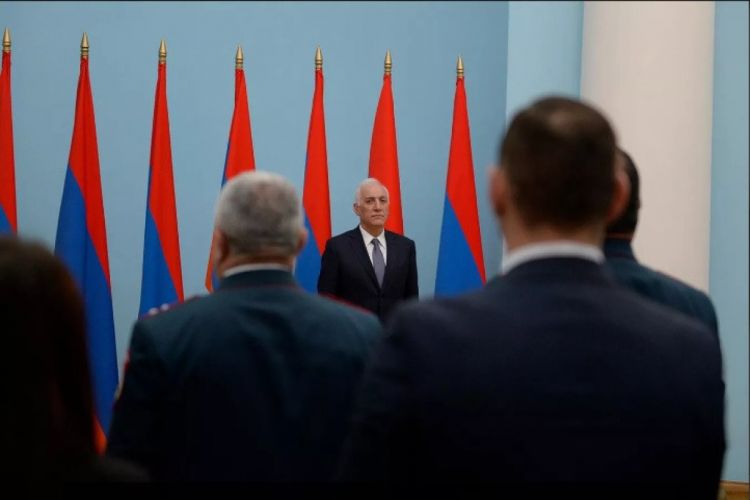 Ermənistan prezidenti Bolqarıstana səfər edib