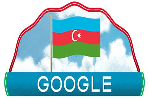 “Google” Azərbaycan bayrağına büründü