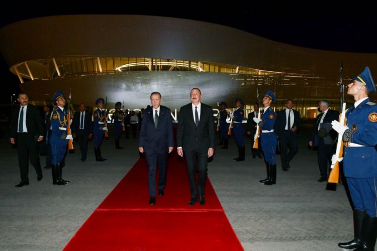 Завершился официальный визит президента Турции Реджепа Тайипа Эрдогана в Азербайджан