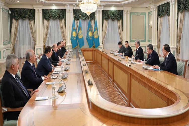 Али Асадов встретился с Президентом Казахстана в Астане