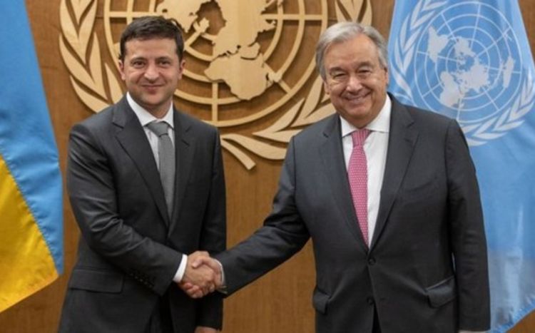 Зеленский обсудил с Генсеком ООН зерновое соглашение