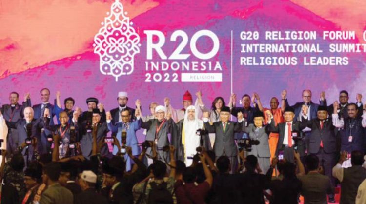 الرئيس الإندونيسي يدشّن القمة الدينية الأولى لمجموعة العشرين