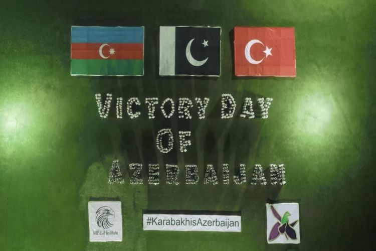 В Пакистане прошел флешмоб по случаю Дня Победы Азербайджана