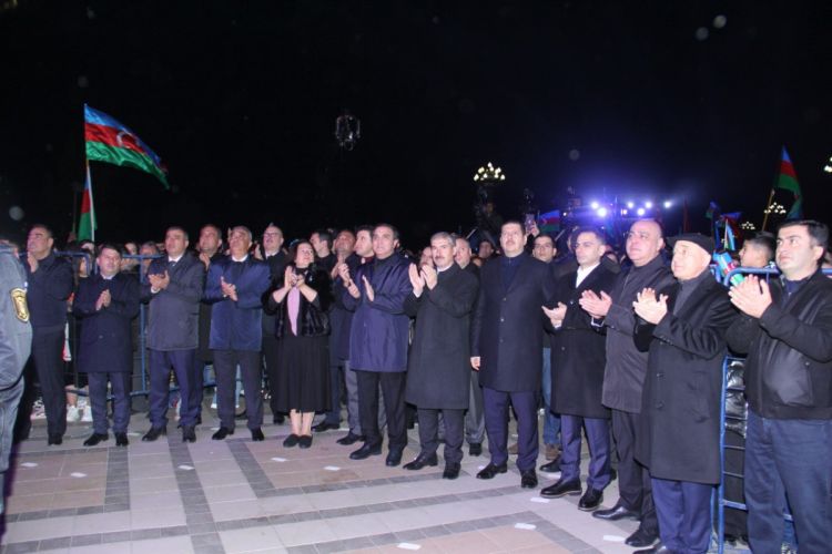 В Гяндже прошел концерт “Zəfərin mübarək, Azərbaycan!”