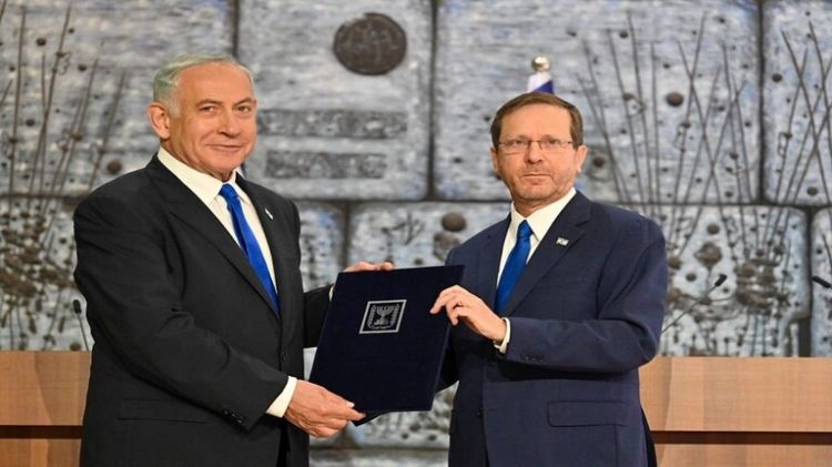 نتنياهو يتسلم تكليفا رسميا بتشكيل الحكومة الإسرائيلية الجديدة