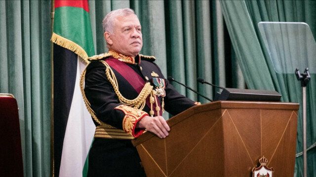 Jordan king calls for ending Israeli occupation of Palestinian lands