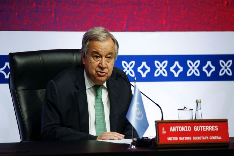 U.N. chief urges G20 nations to work together on climate