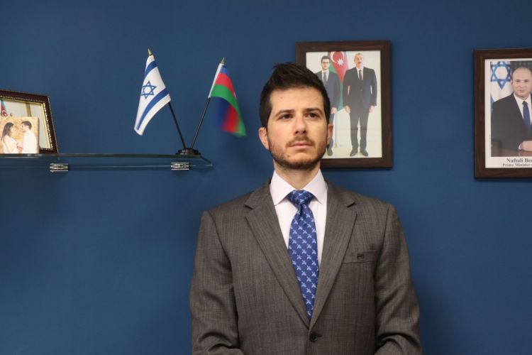 Посол поделился публикацией об открытии посольства Азербайджана в Израиле