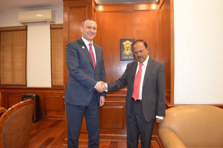 Армен Григорян встретился с советником премьер-министра Индии