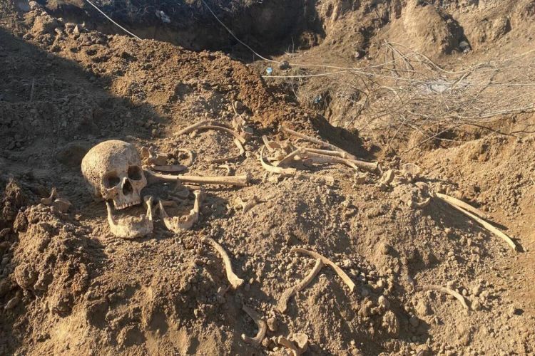 На освобожденной территории в Агдамском районе найдены человеческие кости
