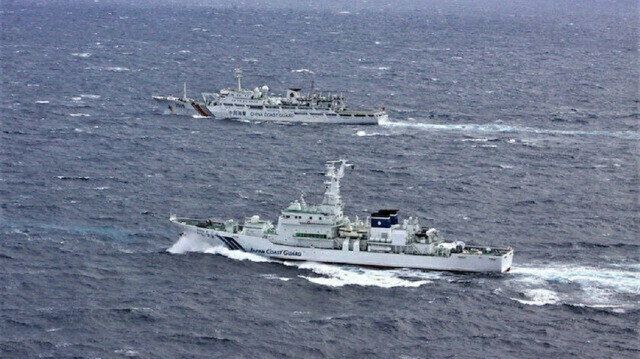 Japan claims Chinese ships intrude on its territorial waters again