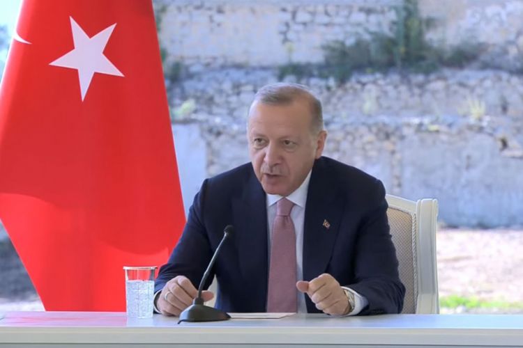 Эрдоган обратился к участникам азербайджано-турецких военных учений: Вы напугали врагов