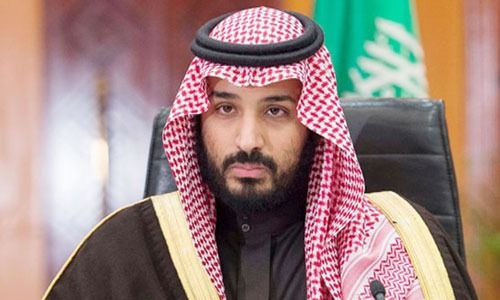 ولي العهد السعودي يستقبل رئيس الوزراء الأردني